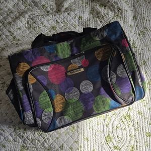 Colorful Polka Dot Carry On Bag